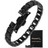 MagnetRX® Bracciale Magnetico Donna - EllipseMAX 5X forza 5.000 Gauss magneti - Progettato negli Stati Uniti e in attesa di brevetto - Braccialetto in titanio di alta qualità