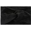 styleBREAKER Fascia per capelli da donna in look di velluto con nodo e fascia elastica fascia per la testa 04026040, colore:Nero