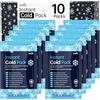 Rokehr Ghiaccio Istantaneo Monouso 10 Pezzi per Sport Casa Viaggio Trekking - 16x10CM Instant Ice Pack
