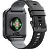 NotoCity Cinturino in Silicone per Garmin Venu X1 - Cinturino di Ricambio Confortevole e Ipoallergenico, Compatibile con Luminox 3500, 3800, 6500, 3505, 3601, 6256, 1567, 1000, 8840 Serie(24 mm, Nero-Grigio)