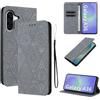 LSPCASA Custodia con Samsung Galaxy A36 5G 6,7 Pollici Premium Pelle PU Flip Protettiva Cover Con Slot Per Schede e Funzione Supporto Custodia Cover Portafoglio con Samsung Galaxy A36-Grigio