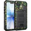 Beeasy Cover per iPhone 17 IP68 Impermeabile Custodia Militare Antiurto Resistente 360° Metallo Armor Protezione Schermo Integrata Rugged Robusta Indistruttibile Subacquea Antipolvere Mimetico