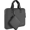 HSEOK 13-13,5 Pollici Custodia Borsa per Laptop con Manici Portatile, Neoprene Elastico Impermeabile Sleeve per MacBook Air PRO 13-13,3, Surface Laptop 13,5, Borsa con Piccolo Caso - D02G01