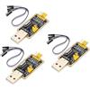AYWHP 3 adattatori UART-TTL USB CH340G con convertitore, 3,3 V/5 V UART-TTL USB con cavo jumper compatibile con Arduino