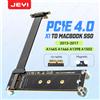 JEYI Adattatore Magnetico JEYI PCIe 4.0 X1 per SSD Macbook 16Gbps con Angolo di 90 Gradi ° Supporto per SSD con design ad angolo retto per MacBook Air/Pro 2013-2017