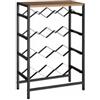 Cantinetta metallo nero, 48x24x70 cm