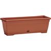 Arca S.p.a. Vaso Balconetta Similcotto Spazzolato cm 40 Color Terracotta