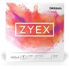 D'Addario Corda singola DO D'Addario Zyex per viola, Long Scale, tensione bassa