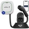 Wallbox Pulsar Max 22kW - Caricatore Auto Elettrica fino a 32A - Cavo 5 Metri - Ricarica Veicoli Elettrici Connettore Tipo 2 - Caricabatterie EV/PHEV - Smartapp WiFi e Bluetooth - Uso Interno/Esterno