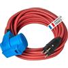Brennenstuhl Prolunga elettrica/Prolunga elettrica Soluzioni Outdoor per Camping-Car, Caravan, Barche, Negozi ambulanti (10 m H07RN-F 3G2,5, esterno), Made in France
