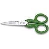3 Claveles 156 Electrician's Scissors Steel, Green