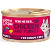 4 HEALTHY PETS NV Cat Senior Chunks Pollo e Tacchino Bocconcini in Salsa - 85GR