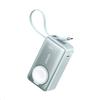 Anker MagGo Power Bank per Apple Watch, Batteria Certificata, Portatile e Compatta da 10.000mAh, Cavo USB-C Incorporato, 35W Max, per iPhone 16/15, Samsung, iPad, AirPods, e Altro Ancora