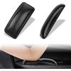 LYSHOOCE 2 pezzi Cuscini per ginocchia in pelle per auto, cuscino in pelle per bracciolo per auto, cuscino autoadesivo per bracciolo della porta dell'auto, cuscino per gambe della porta dell'auto, per interni