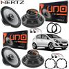 Hertz Evotuning Kit 4 Casse Altoparlanti Hertz x 165 Anteriori e posteriori per Opel Corsa D - E