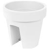 Prosperplast Prosper Plast dlofr250-s449 24.5 x 24.5 x 22.5 cm Lofly ringhiera Flowerpot - Bianco (Pezzi)