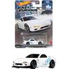 Hot Wheels FAST AND FURIOUS Die Cast Die Cast Modellino Auto RX-7 FD Scala 1:64 - lunghezza 7cm HKD22