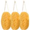 Scettar 3 Spugne da Bagno a Forma Ellittica - Ultra Morbide con Schiuma Densa, Spugna Exfoliante per il Corpo, Ideali per Doccia Quotidiana, Pulizia della Schiena e Viaggi
