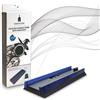 Spartan Gear Black Console Vertical Stand With Hub & Blue Light Compatible With Playstation 4- Playstation 4