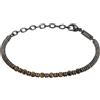 Breil Bracciale Breil Uomo B Fence in Acciaio TJ3140 B Fence