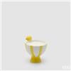 EDG Enzo De Gasperi Candela Frutta Ceramica con Profumo H 10 Cm D 10 Cm Vanilla