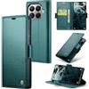 Rerzoiro Cover per Xiaomi 15T Pro Custodia Portafoglio [Blocco RFID] Premium Pelle PU Wallet Case Flip Libro con Porta Carte Slot Supporto Flip Case per Xiaomi 15T Pro 5G, Blu-verde