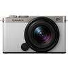 Panasonic LUMIX S9 N Kit 18-40 mm argento scuro x pelle bianca fumè
