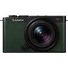 Panasonic LUMIX S9 N Kit 18-40 mm Jet Black x pelle oliva scura