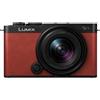 Panasonic LUMIX S9 N Kit 18-40 mm Jet Black x pelle rosso cremisi