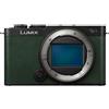 Panasonic LUMIX S9 solo corpo Jet Black x pelle oliva scura
