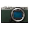 Panasonic LUMIX S9 solo corpo argento scuro x pelle oliva scura