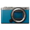 Panasonic LUMIX S9 solo corpo argento scuro x pelle blu turchese