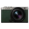 Panasonic LUMIX S9 N Kit 18-40 mm argento scuro x pelle oliva scura