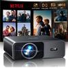 TOPTRO Proiettore 4K[Compatibile con Netflix/Dolby]1000 ANSI Regolazione Auto Dell