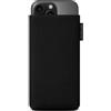 Adore June Custodia Classic Recycled Nero compatibile con iPhone 16 Pro Max 2024, Tessuto moderno in R-PES sostenibile. Prodotto in Europa