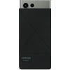 Adore June Triangle Custodia compatibile con Galaxy S25 Ultra / S24 Ultra / S23 Ultra / S22 Ultra, Tessuto Resistente Display di Pulizia Effetto, Nero