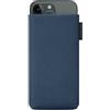 Adore June Custodia Classic Recycled Blu Compatibile con iPhone 14-15 Plus/iPhone 14-15 PRO Max, Tessuto Moderno in R-PES sostenibile. Prodotto in Europa
