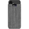 Adore June Business Custodia compatibile con iPhone 16 Plus 2024, Materiale Caratteristico con Display di Pulizia Effetto, Grigio/Nero