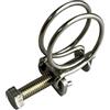 Boltza 10 fascette stringitubo a doppio filo in acciaio inox, 21-25 mm, per tubo di bacino