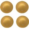 Area illumina Sottopiatto Elegante, 33 cm, Set da 4 o 6 Pezzi, Rosso o Oro Lucido, ideale per matrimoni, Natale e altre ricorrenze (4, Oro)