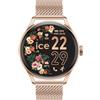 ICE-WATCH - ICE smart 2.0 - Orologio connesso rotondo rosa-oro da donna con bracciale in metallo - 023394 (1,20 pollici)
