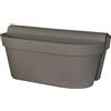 Balconiera Fioriera da Balcone in Resina Be-Up Cassetta 49,5X33 H25 - Euro3plast, TORTORA