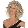 SMIFFYS Parrucca ultima scena Grease Sandy, Biondo, con ricci Halloween