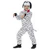 SMIFFYS Costume Dalmata, bianco e nero, tuta con cappuccio e coda Halloween
