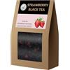 HANFANGLING Tè Nero alla Fragola, Foglie naturali sfuse, Promuove il Metabolismo,Mantiene la Pelle Sana,Unisce il Sapore Fruttato Della Fragola on L'aroma Del Tè Nero