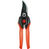 Corona Clipper BP 4214D - Potatore bypass Flex Dial con impugnatura in gel confortevole, 3/4, rosso/nero
