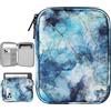 Vinabilia 6-7 Borsa Custodia Protettiva per Nuovo 6 Kindle 11ª Gen/7 Kindle Paperwhite 12ª Gen/7 Kindle Colorsoft Signature Edition, 6 Kobo Clara Colour, Kindle Oasis E-Reader, Marmo Blu