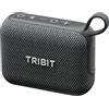 Tribit PocketGo Cassa Bluetooth portatile, 20 ore di autonomia, IP68, Bluetooth 6.0, suono potente, EQ, TWS, galleggiante, altoparlante wireless da 7 W ideale per viaggi e attività all'aperto, nero
