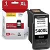 Inkwood 540XL Nero Cartucce d'inchiostro Sostituzione per Canon 540 PG-540XL Cartucce per Canon MG3650 MG3550 MG2250 MG3150 MG3600 MG4250 MX375 MX395 TS5150 TS5151 Stampanti
