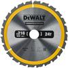 DeWalt DT1952-QZ lame per edilizia per macchine stazionarie - lama circolare 216x30mm 24 denti stazionaria, nero